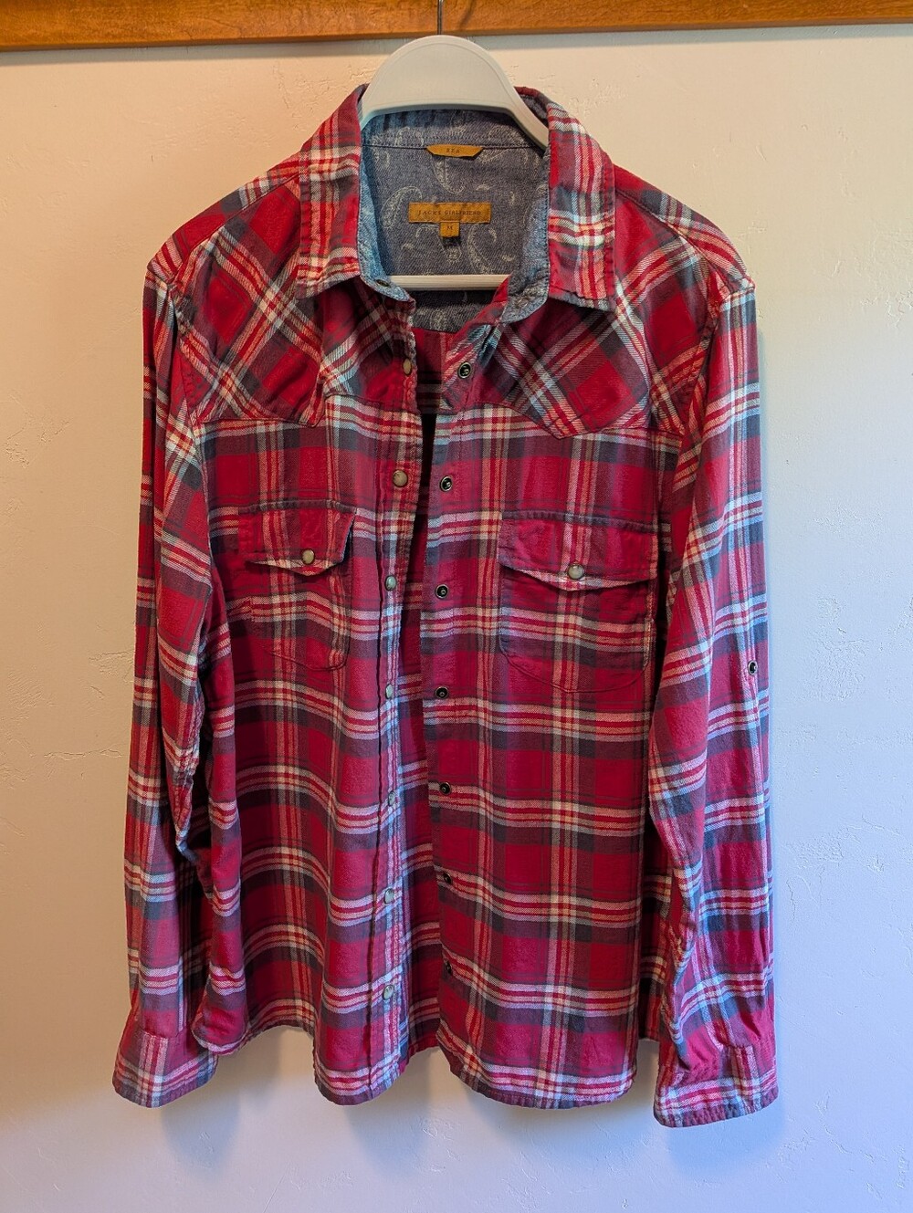 Jachs Girlfriend Bea Flannel Shirt M